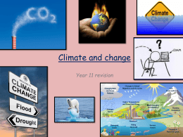 Topic 2 - Climate Change