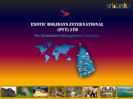 Exotic Holidays International (Pvt) - r