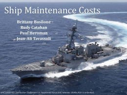 Ship Maintenance Costs