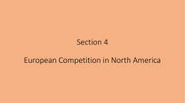 Section 4 European Competition in North America