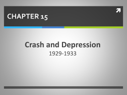 Crash and Depression