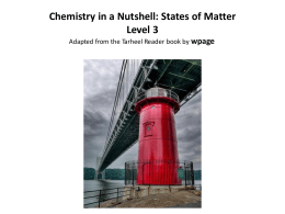 Chemistry in a Nutshell: States of Matter - ESC-20