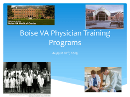 Boise VA Physician Training Programs