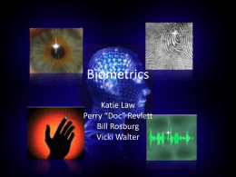 Biometrics - KatieLawHBS