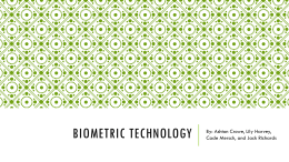 Biometric Sciences