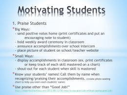 6 ways to motivate your students