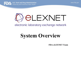 eLEXNET: Integrating the Food Safety System