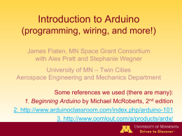 Introduction to Arduino (programming, wiring, and more!)