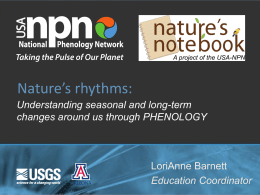 Intro to Phenology Powerpoint