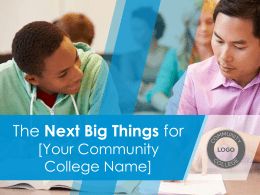 NBTPowerPoint - American Association of Community Colleges