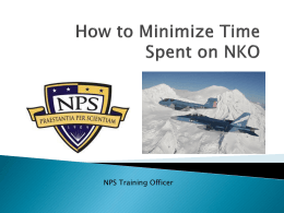 How to Navigate NKO