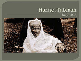 Harriet Tubman powerpoint