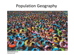 Chapter 3: Population Geography
