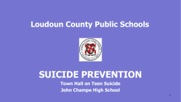 LCPS Suicide Prevention Program
