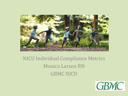 NICU Individual Compliance Metrics
