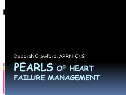 Pearls of Heart Failure Management