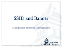 SSID and Banner