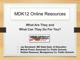 MDK12 Digital Library