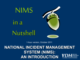NIMS in a Nutshell-Slides