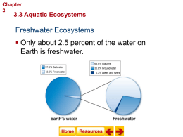 3.3 Aquatic Ecosystems