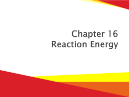 Ch. 16 Thermo PowerPoint
