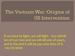 The Vietnam War - 20thcenturyAmerica