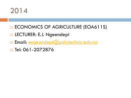 EOA611S-Unit 1 (2)-2015 - Namibia University of Science and