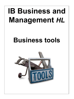 Guide to IA Business Tools (HL)