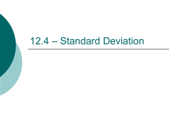 12.4 - Standard Deviation.ppt