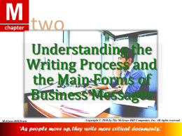 Understanding the Writing Process and the Main Forms of Business