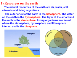 chapter * 14 natural resources