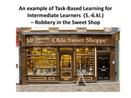 An example of Task-Based Learning for Intermediate Learners (5.