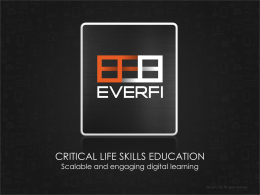 Everfi Presentation - Color - Texas Council on Economic Education