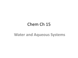 Chem Ch 15
