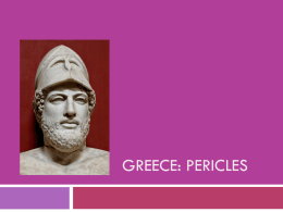 Greece: Pericles