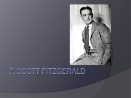 F. Scotts Fitzgerald