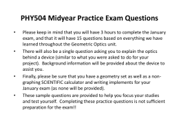 PHY504 Midyear Practice Exam Questions 2013 (2) (1)