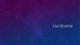 CSA Review - WordPress.com
