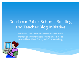 Dearborn Public Schools Building Technology Communication