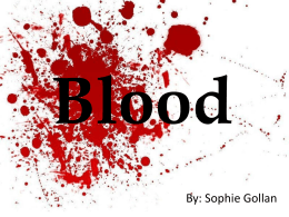 Blood sophie gollan - Jannali
