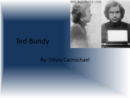 Ted Bundy - ecrimescenechemistrymiller