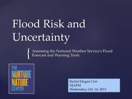Flood Risk and Uncertainty
