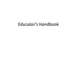 EducatorsHandbook