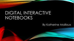 Interactive notebook. - teachersteachingwriting