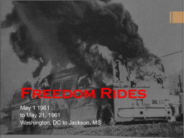 4 Freedom Riders Powerpoint