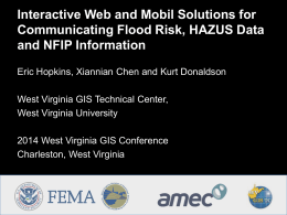 Hopkins_FloodTool_WebApp - West Virginia GIS Technical