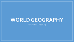 world geography - Educator Pages