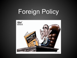 Foreign Policy Power Point ForeignPolicy