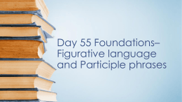 Day 55 Foundations–Figurative language