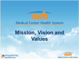 PowerPoint Presentation - Medical Center Hospital